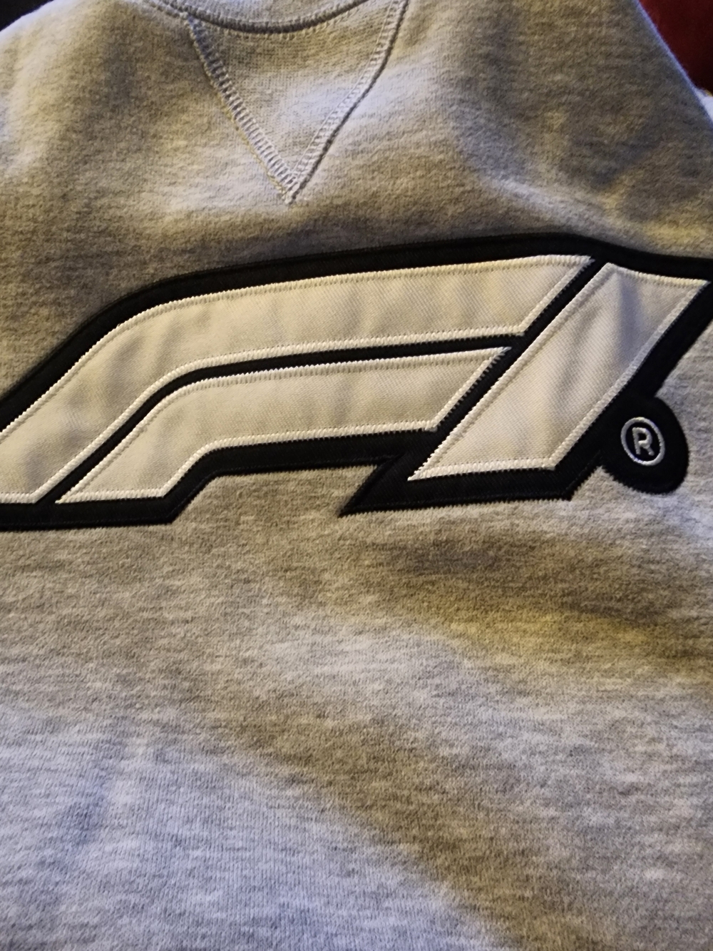 Formula 1 Oficial Produc Light Grey F1 Logo Crewneck Sweatshirt - Picture 3 of 9